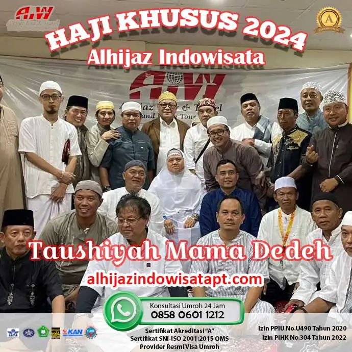 Haji Plus 2024 Taushiyah Mamah Dedeh